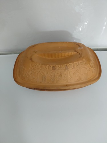 Vintage romertopf terrakotta - romertopf,