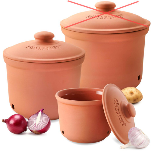 Set aus romertopf behältern - set, romertopf-behältern