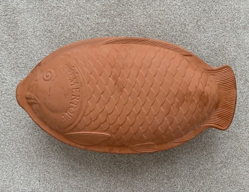 Romertopf terrakotta fischform - romertopf,