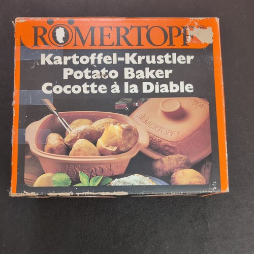 Romertopf kartoffelbäcker ton - romertopf,